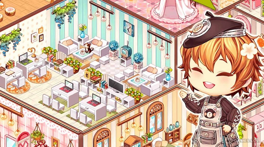 Download Kawaii home design games android on PC