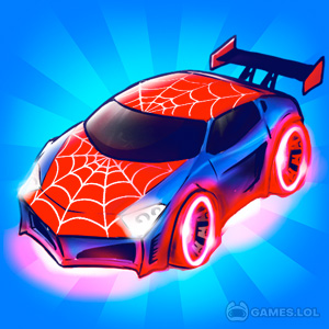 Play Merge Neon Car: Idle Car Merge on PC