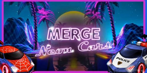 Play Merge Neon Car: Idle Car Merge on PC