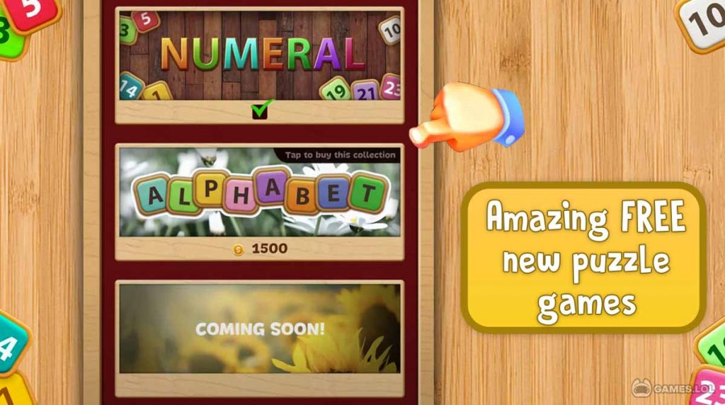 Merge Numbers: Wooden Edition - Online Žaidimas