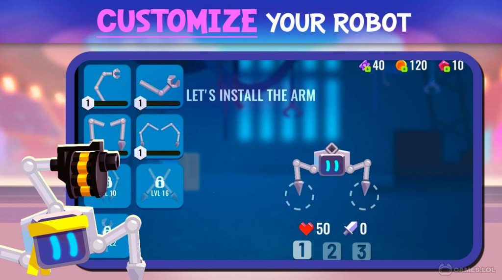 GIVE UP, ROBOT jogo online gratuito em