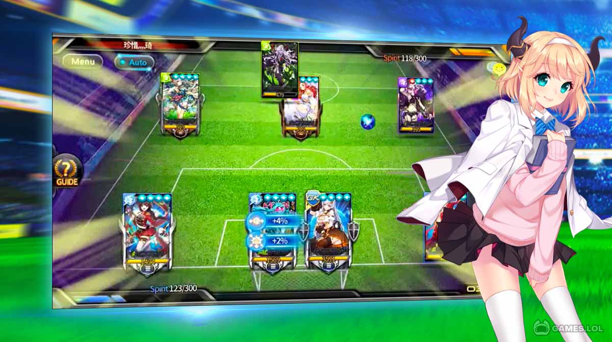 soccer spirits gameplay on pc