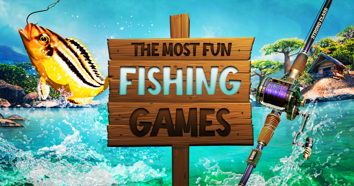 the most fun fishing games header