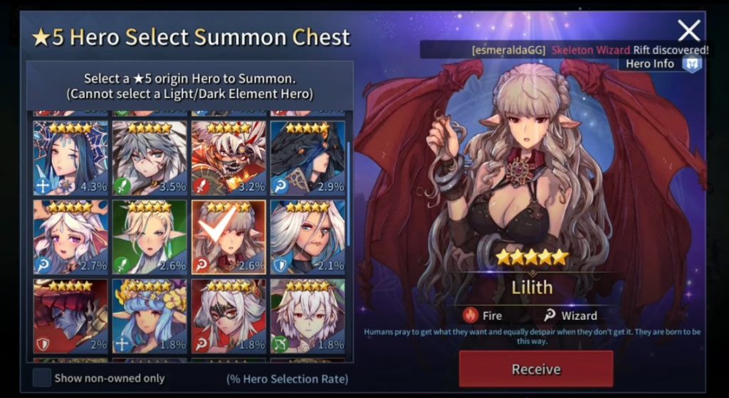 Kingdom of heroes lilith