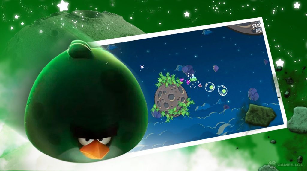 angry bird space background