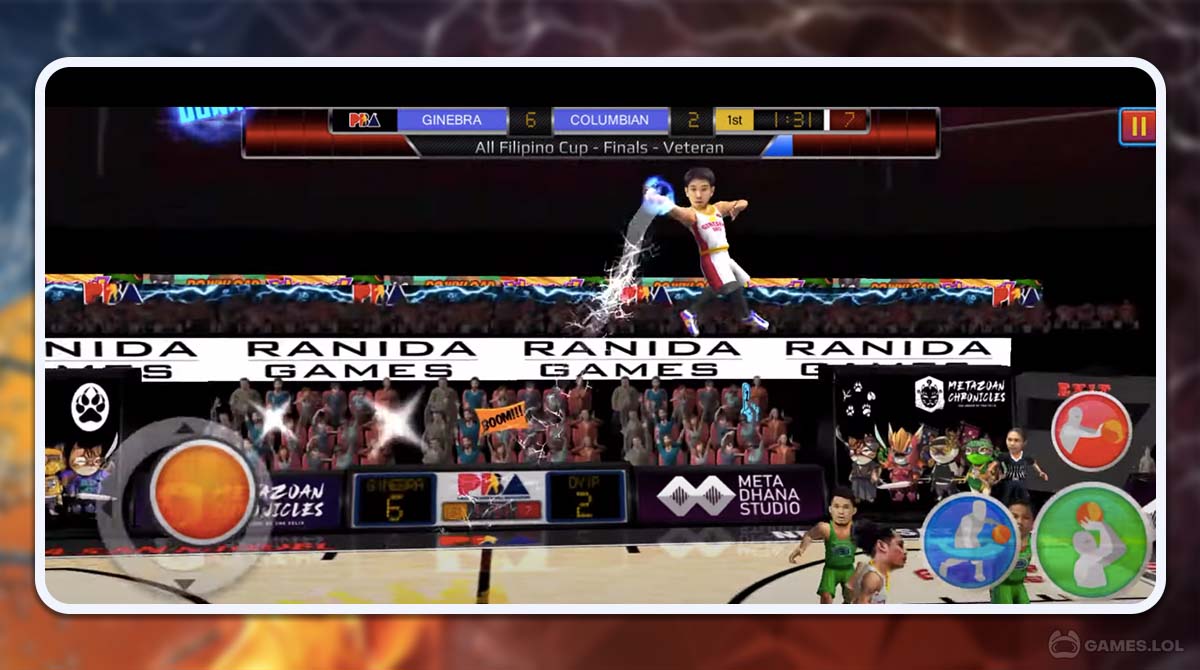 pba basketball slam gameplay on pc