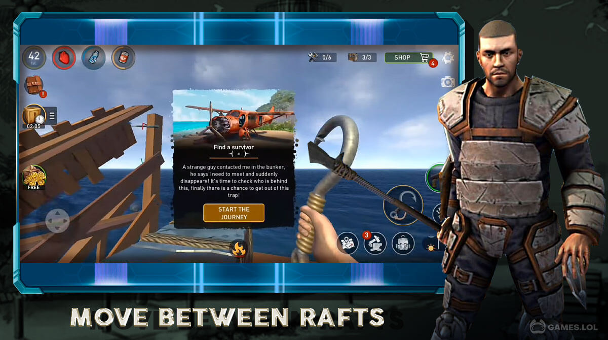 raft survival pc download