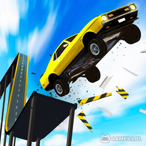 CAR RACE WITH STUNT TRACKS free online game on