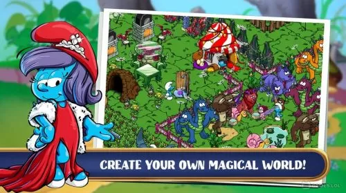 Smurf Village: playing smurf island games 