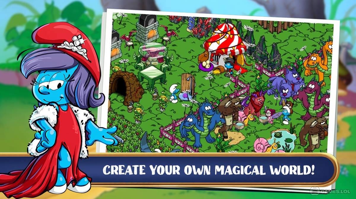 smurfs village free pc download