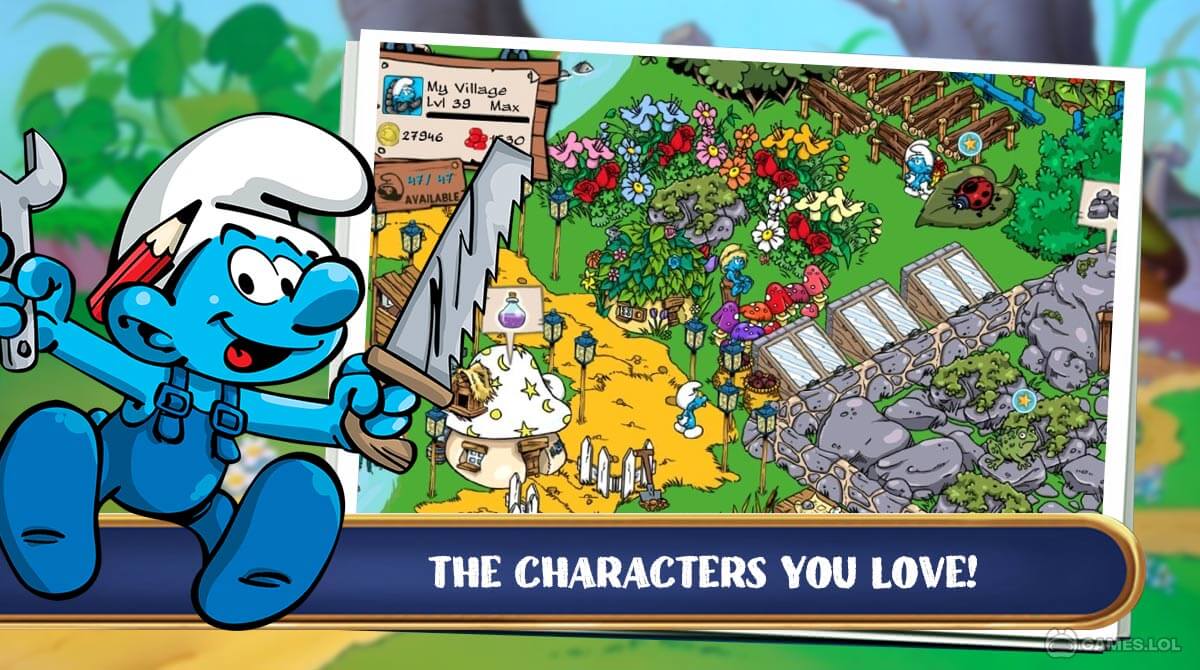 smurfs village gameplay on pc