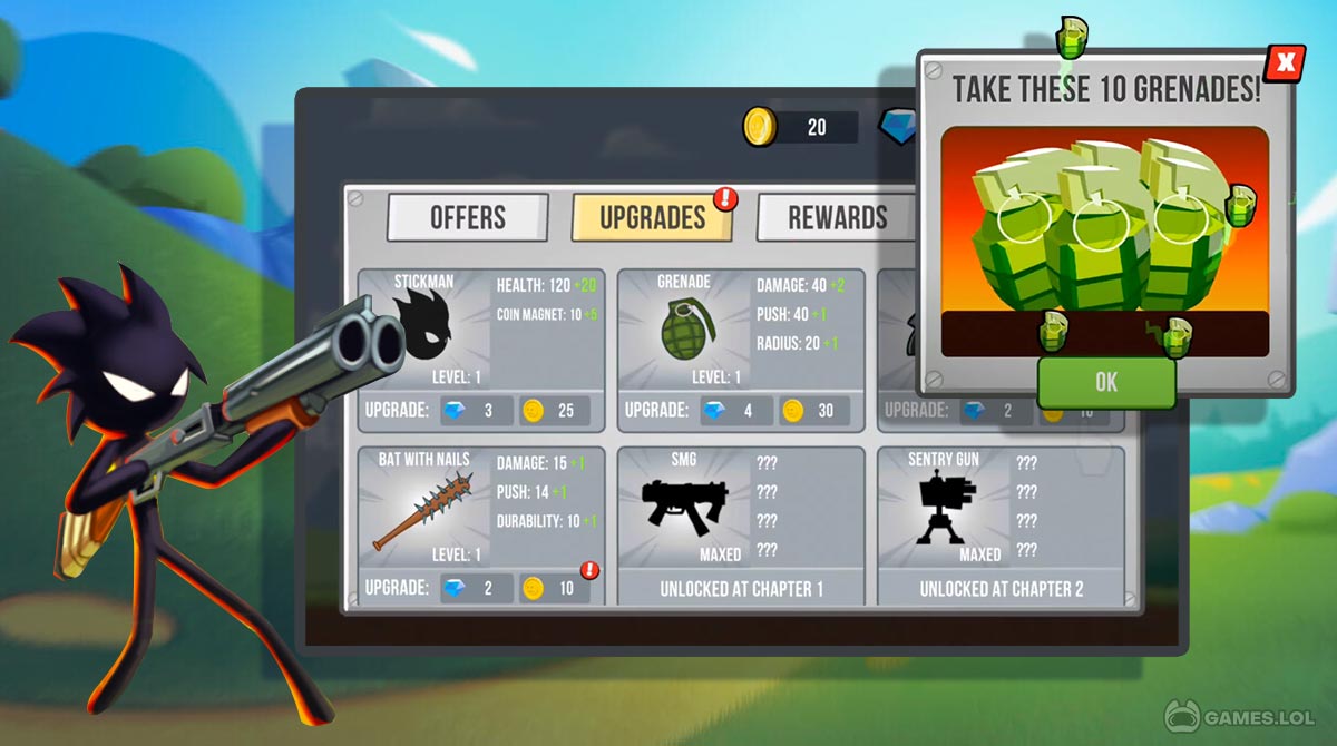 stickman vs zombies for pc