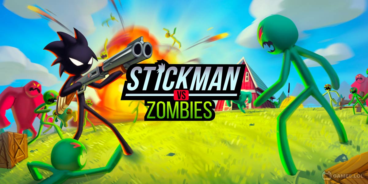 Stickman vs Zombies - Click Jogos