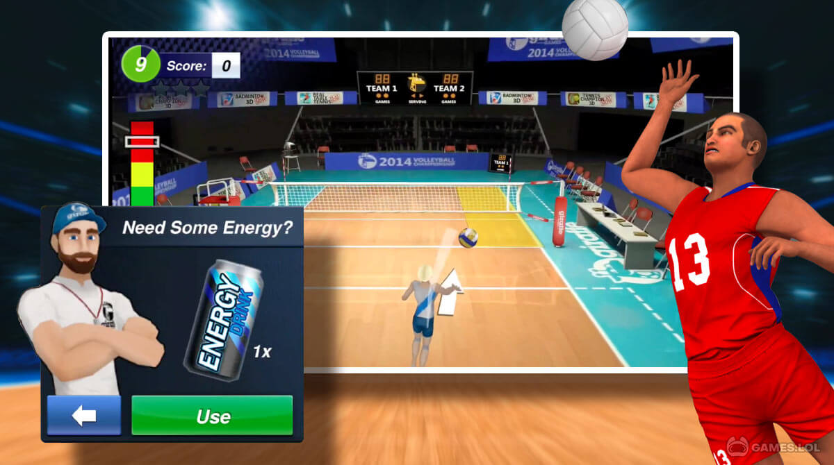 volleyball champions gameplay on pc