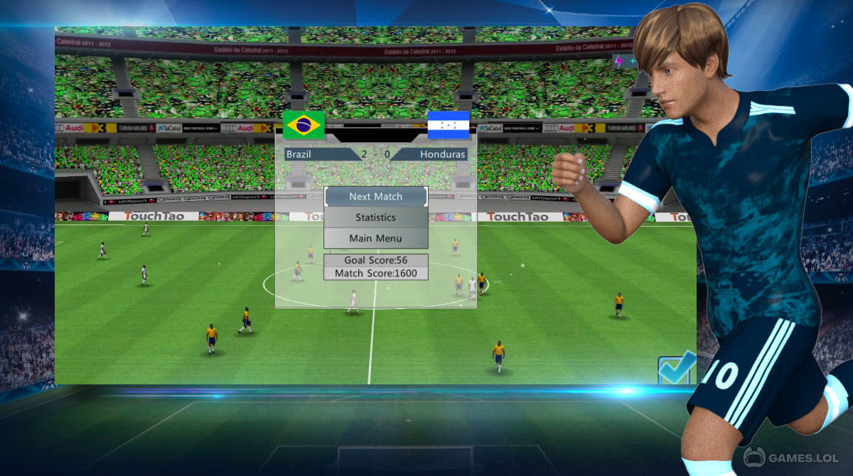 winner soccer gameplay on pc