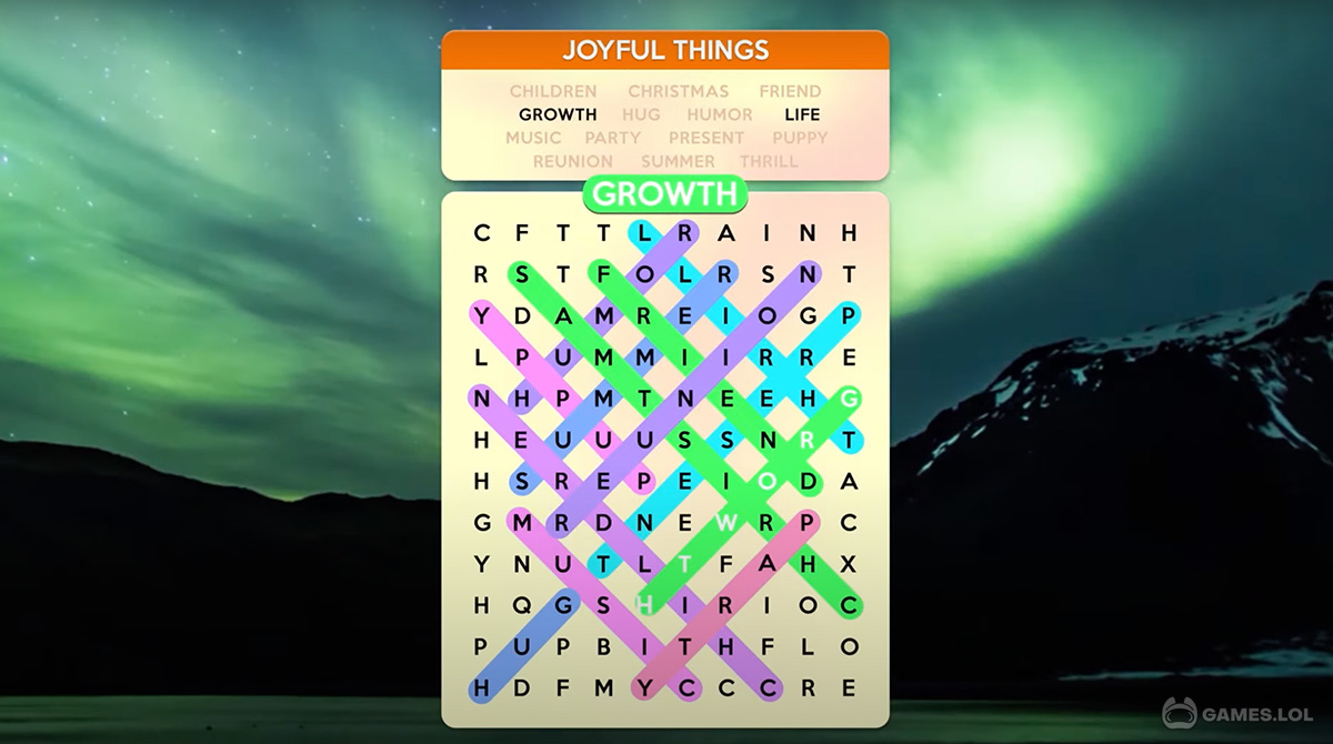 wordscape search gameplay on pc