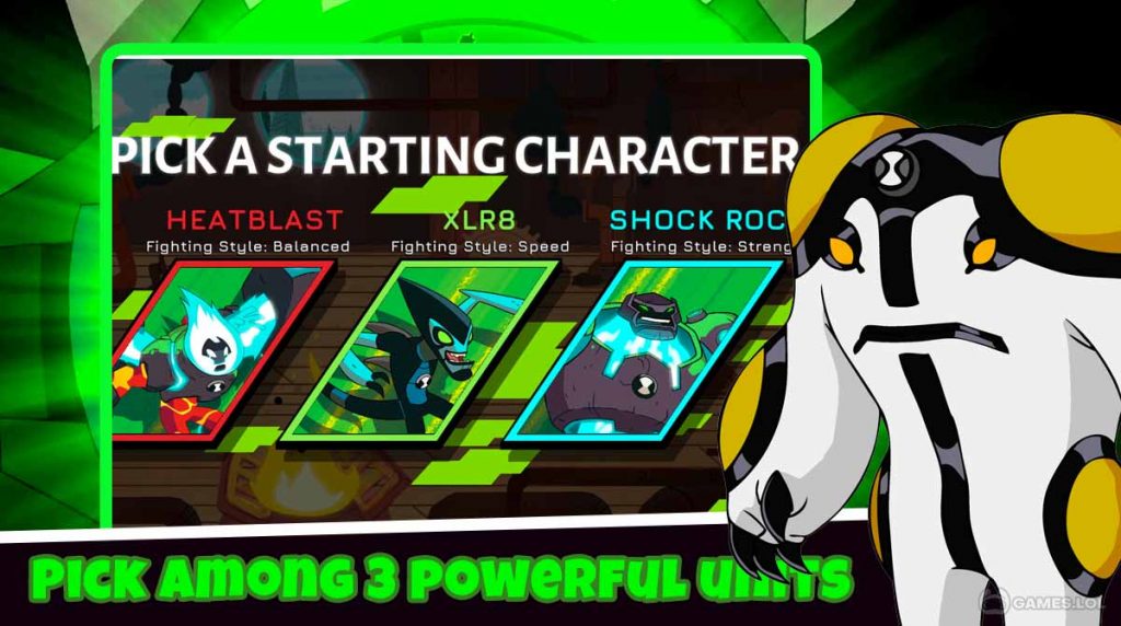 All aliens in Ben 10: Power Trip - GameRevolution