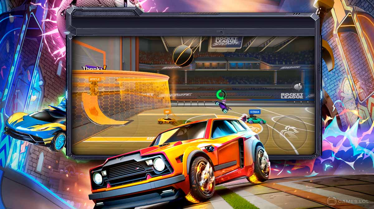 rocket league sideswipe gameplay on pc