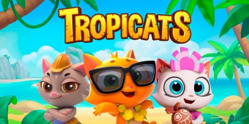 Play Tropicats: Tropical Match3 on PC