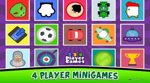 2 3 4 Player Games Mini-Game Chicken Run Music 