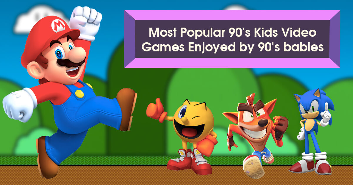 Most Popular 90s Kids Video Games header