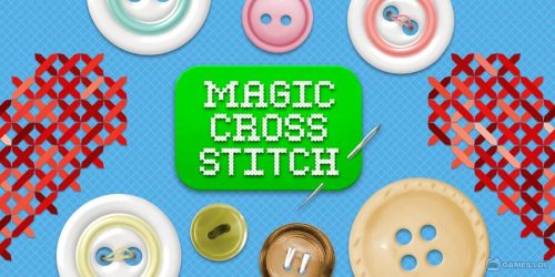 Play Magic Cross Stitch Pixel Art on PC