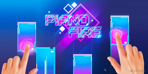 Play Piano Fire: Edm Music & Piano on PC