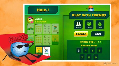 play nine golf card gameplay on pc