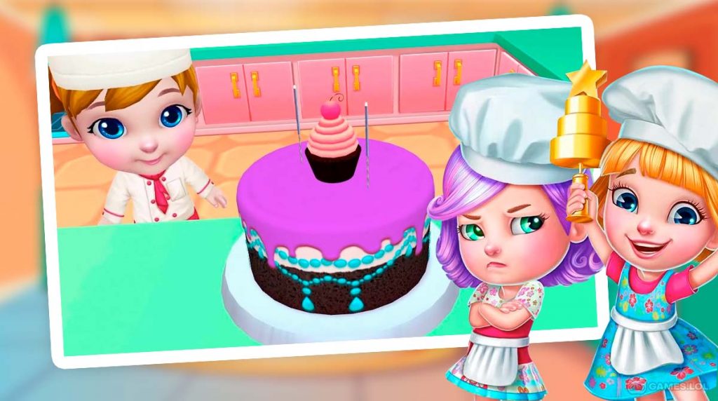 Fun 3D Cake Cooking Game My Bakery Empire Color, Decorate & Serve Cakes Red  Hearts Galore - YouTube