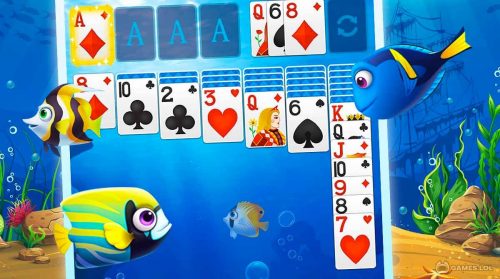 solitaire fish gameplay on pc
