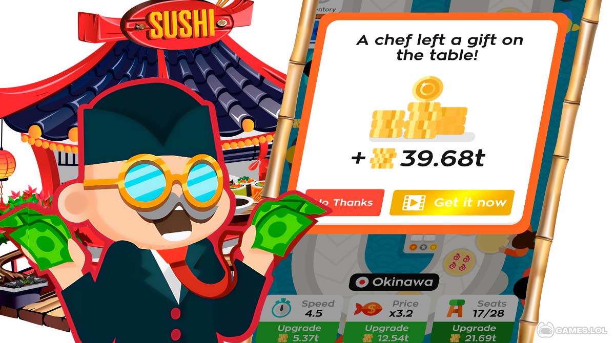 sushi bar idle for pc