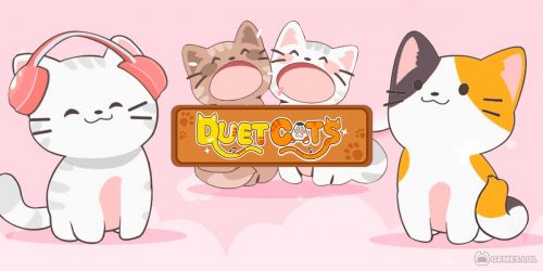 Play Duet Cats: Cute Popcat Music on PC