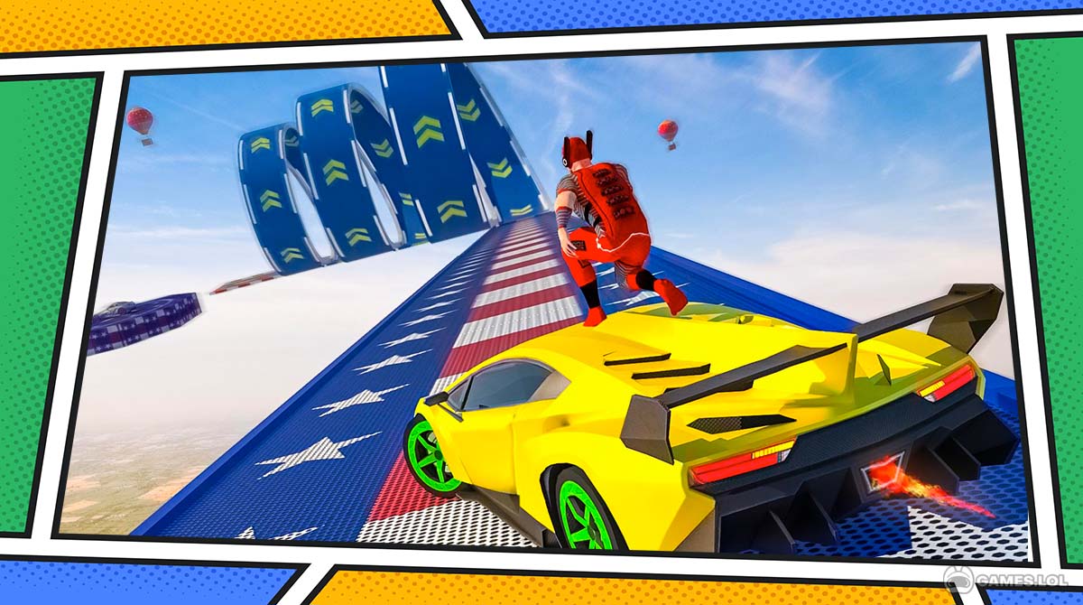 superhero mega ramp for pc