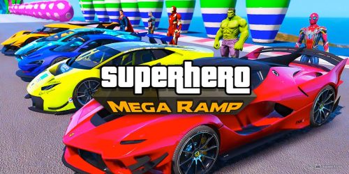 Play Superhero Car : GT Car Stunt on PC