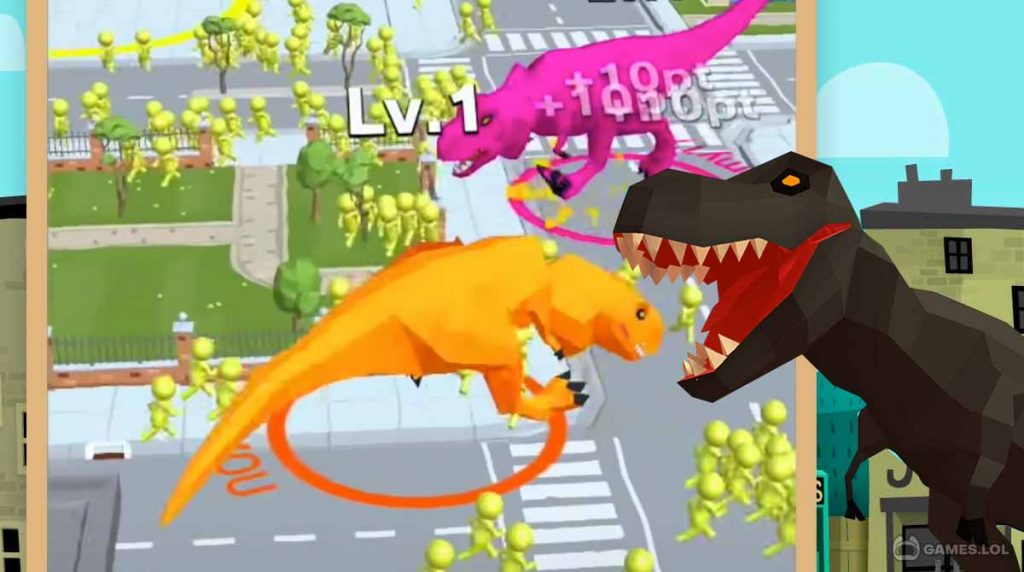 Jogo Monster Dinosaur Rampage no Jogos 360