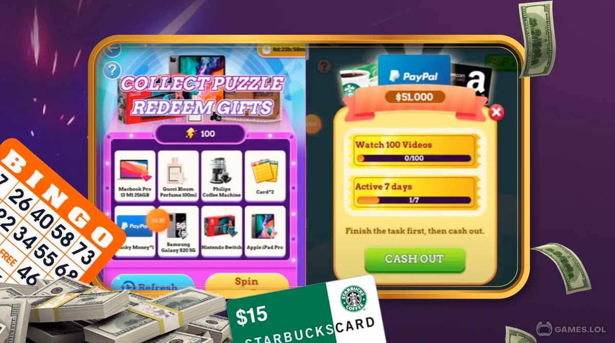 money bingo gameplay on pc