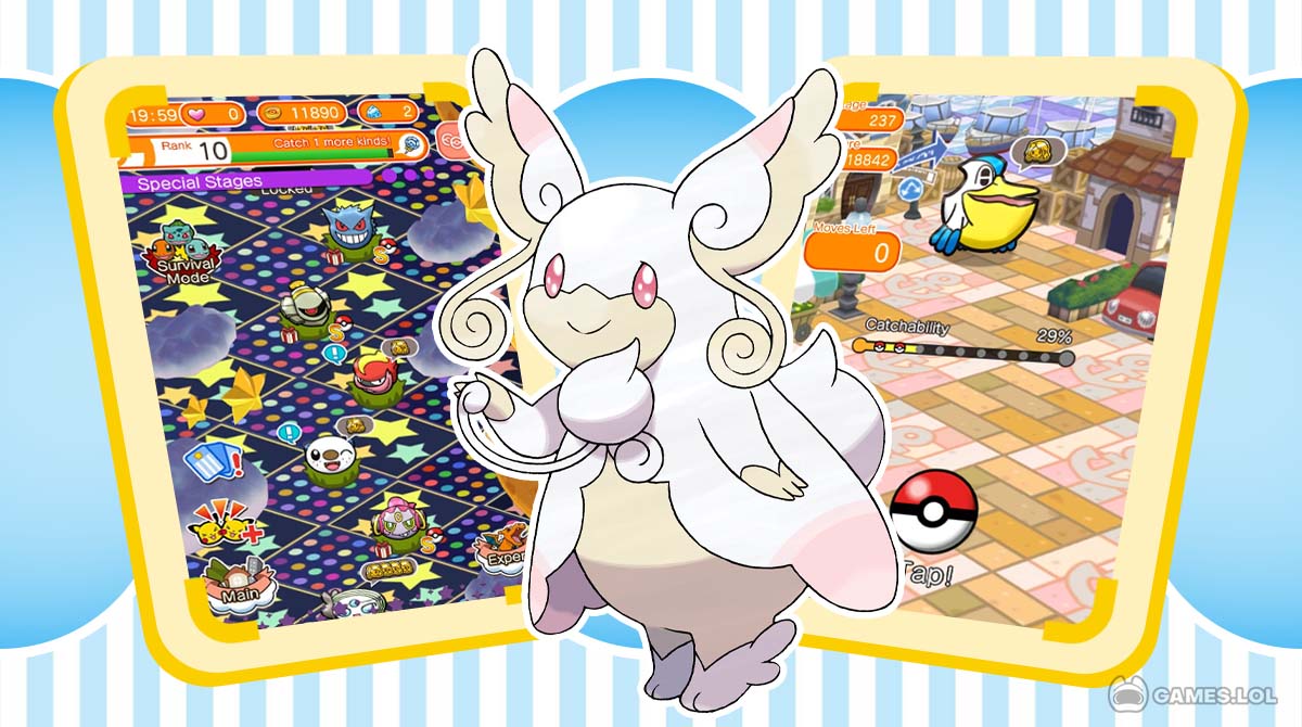 pokémon shuffle mobile gameplay on pc