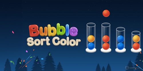 Play Bubble Sort Color Puzzle on PC