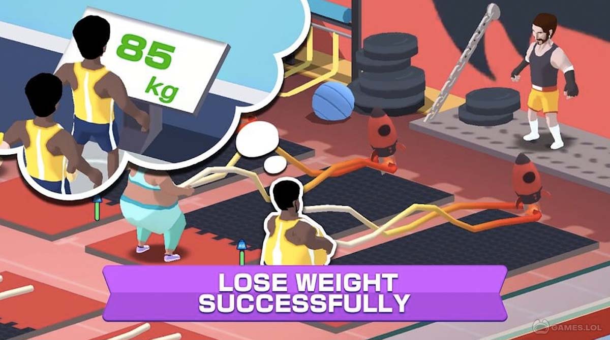 fitness club tycoon gameplay on pc