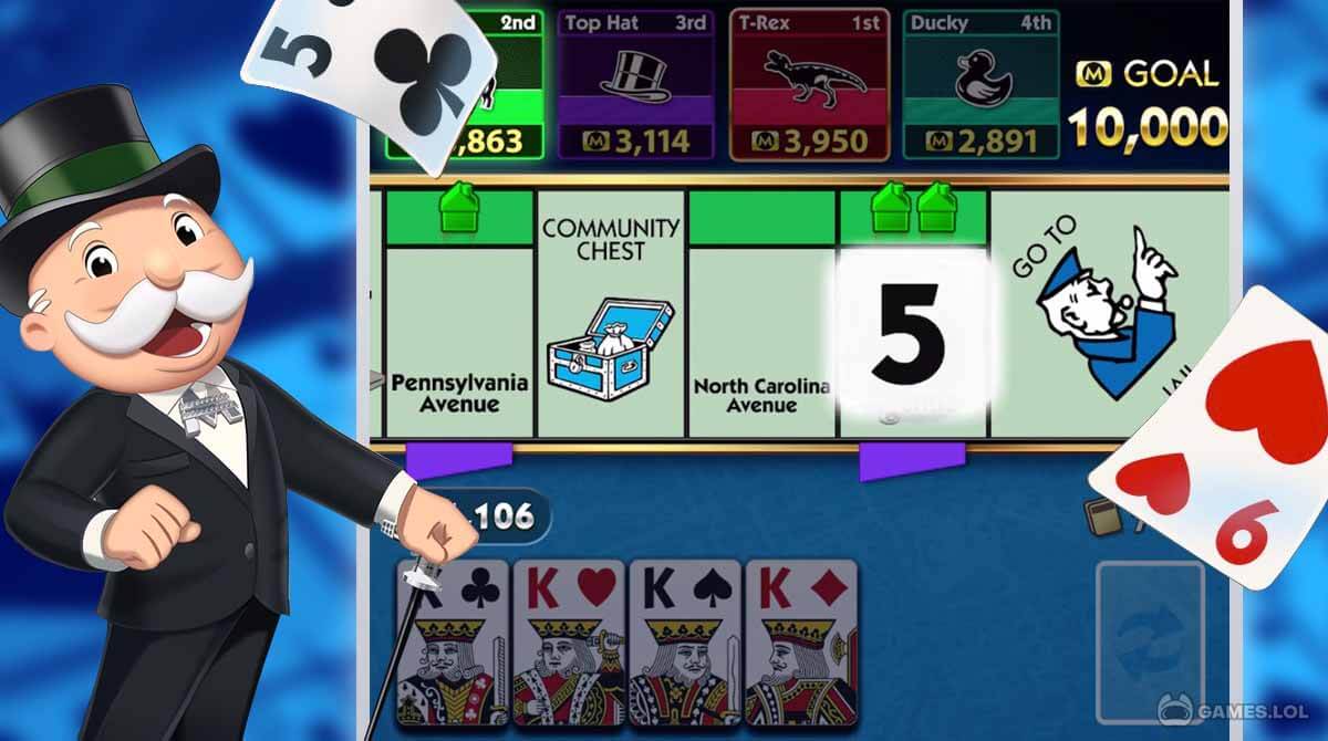 monopoly solitaire gameplay on pc