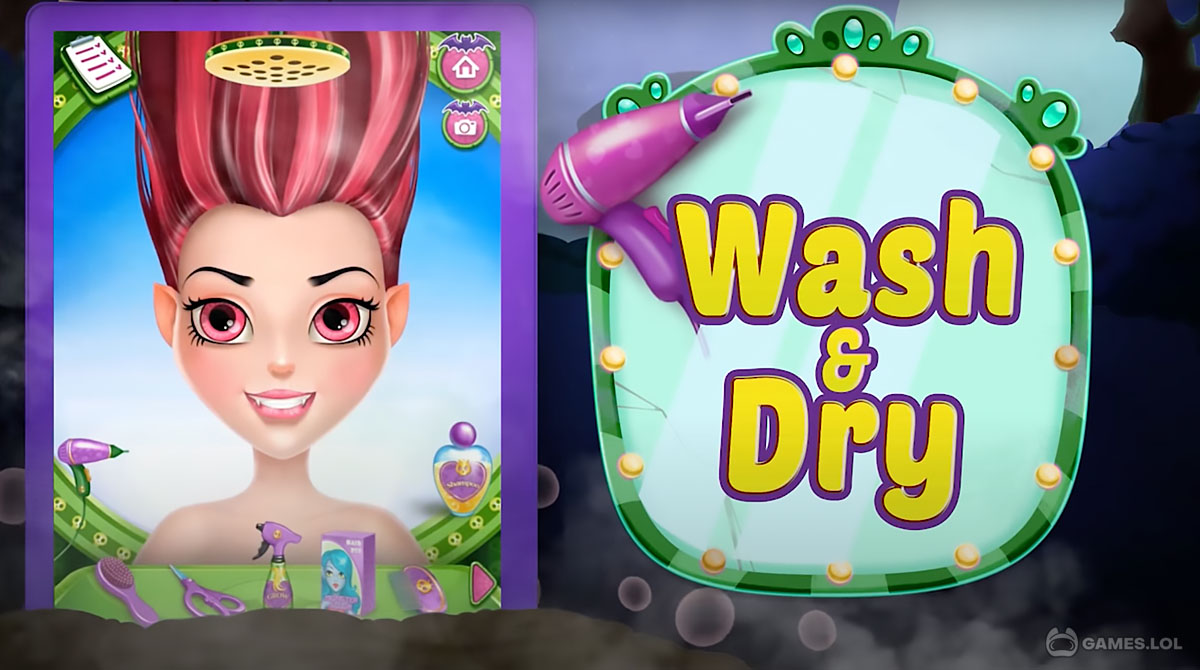 monster hair salon free download