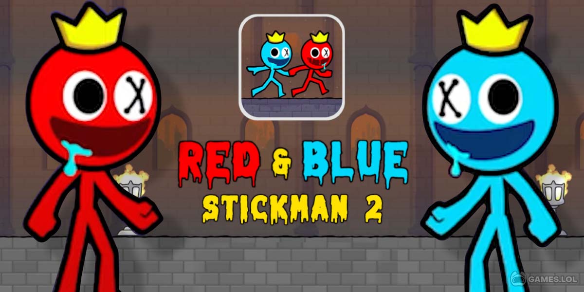 Fall Red Stickman - Free Play & No Download