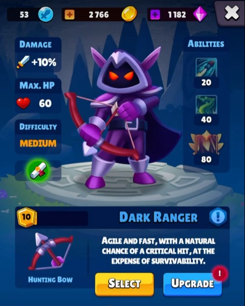 Heroes vs Hordes Dark Ranger
