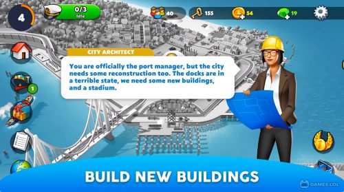 port city gameplay on pc