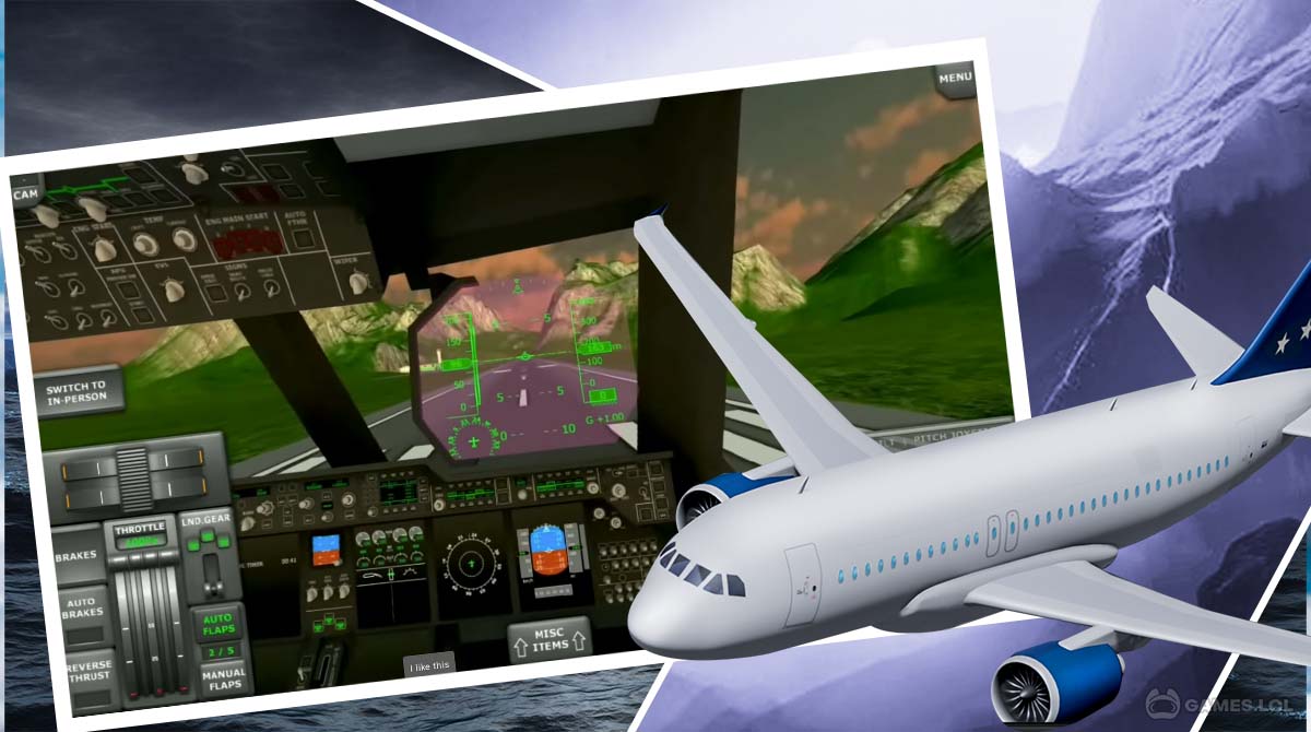 airplane game simulator gameplay on pc