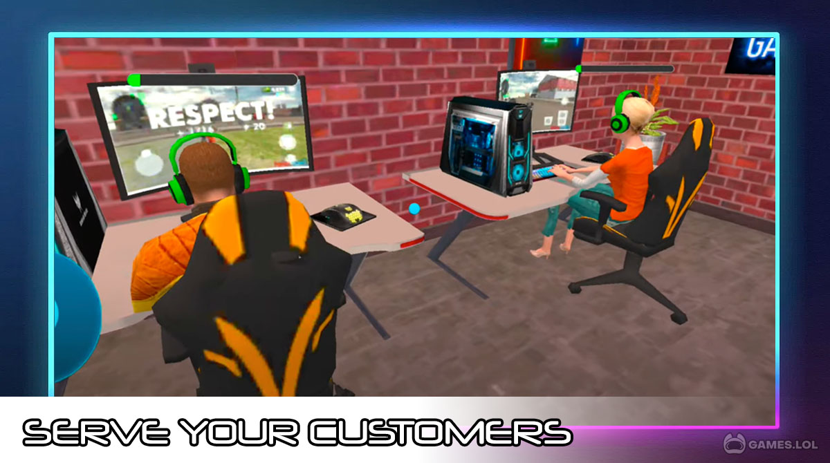 internet gamer cafe gameplay on pc