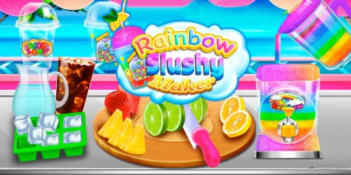 Play Rainbow Frozen Slushy Truck on PC