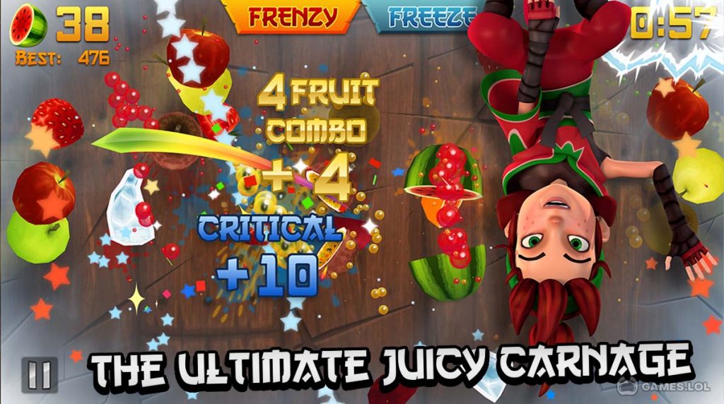 Fruit Ninja — hrať online zadarmo na Yandex Games