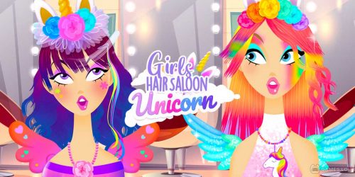 Play Girls Hair Salon Unicorn on PC