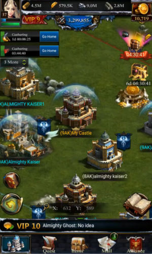clash of kings castle upgrade